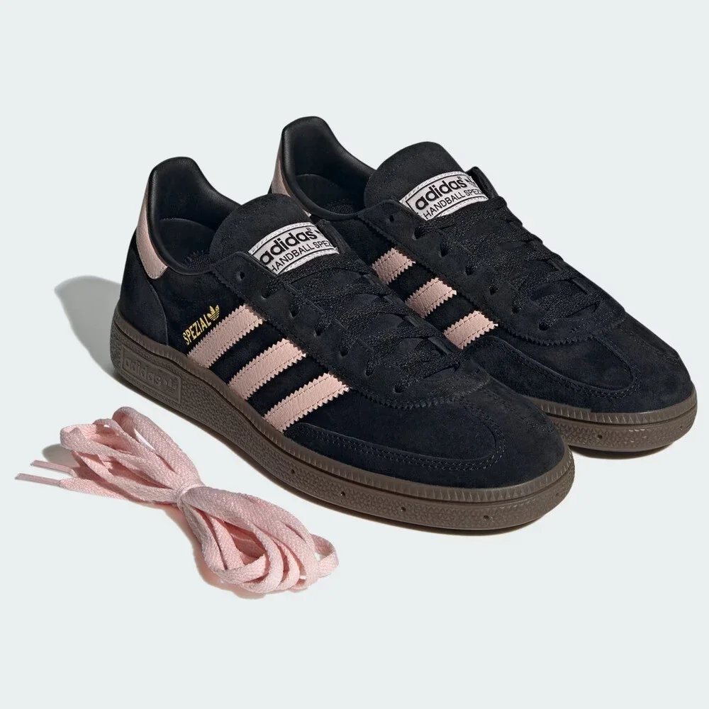 Adidas Handball Spezial JI1036 Sneakers Women's US 8 Black Casual Shoes HTAT1492